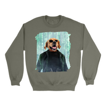 Load image into Gallery viewer, Apparel-DTG-Sweatshirt-Gildan-18000-L-MilitaryGreen-Unisex-CF-20250207200922108