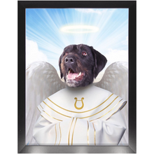Load image into Gallery viewer, Harping On - Heavenly Angels Inspired Custom Pet Portrait Framed Satin Paper Print
