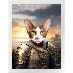 BESTEROS 1 - Game of Thrones & House Of Dragons Inspired Custom Pet Portrait Framed Satin Paper Print