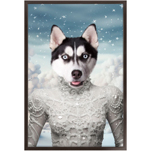 Load image into Gallery viewer, CHRISTMAS CRACKER 4 - Christmas Inspired Custom Pet Portrait Framed Satin Paper Print