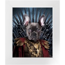 Load image into Gallery viewer, THE BONEROOM 3 - Game of Thrones &amp; House Of Dragons Inspired Custom Pet Portrait Framed Satin Paper Print