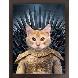 THE BONEROOM 1 - Game of Thrones & House Of Dragons Inspired Custom Pet Portrait Framed Satin Paper Print