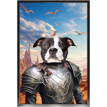 Load image into Gallery viewer, DESSERT CROSSING 3 - Game of Thrones &amp; House Of Dragons Inspired Custom Pet Portrait Framed Satin Paper Print