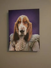 Load image into Gallery viewer, Ladee Light - Renaissance Inspired Custom Pet Portrait Canvas