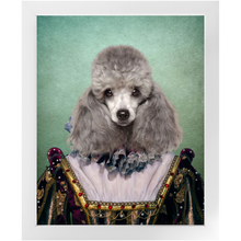 Load image into Gallery viewer, Double Duchess - Royalty &amp; Renaissance Inspired Custom Pet Portrait Framed Satin Paper Print