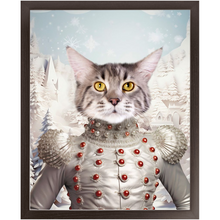 Load image into Gallery viewer, CHRISTMAS CRACKER 2 - Christmas Inspired Custom Pet Portrait Framed Satin Paper Print