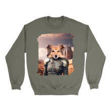 Load image into Gallery viewer, Apparel-DTG-Sweatshirt-Gildan-18000-L-MilitaryGreen-Unisex-CF-20250129224719379