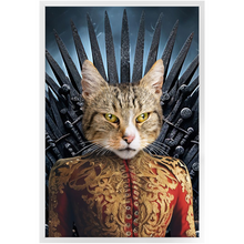 Load image into Gallery viewer, THE BONEROOM 6 - Game of Thrones &amp; House Of Dragons Inspired Custom Pet Portrait Framed Satin Paper Print