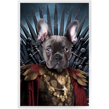 Load image into Gallery viewer, THE BONEROOM 3 - Game of Thrones &amp; House Of Dragons Inspired Custom Pet Portrait Framed Satin Paper Print