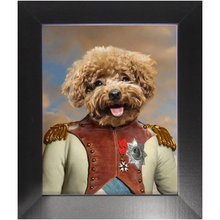 Load image into Gallery viewer, Baron D. Zert - Renaissance Inspired Custom Pet Portrait Framed Satin Paper Print