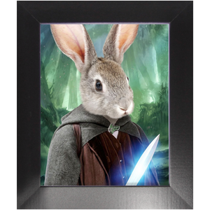 Shire Ground - Lord of The Rings Inspired Custom Pet Portrait Framed Satin Paper Print