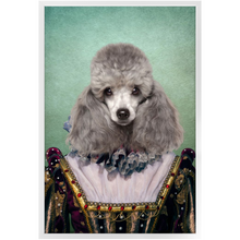 Load image into Gallery viewer, Double Duchess - Royalty &amp; Renaissance Inspired Custom Pet Portrait Framed Satin Paper Print