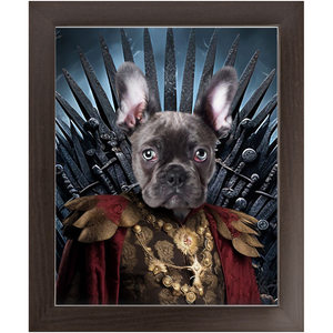 THE BONEROOM 3 - Game of Thrones & House Of Dragons Inspired Custom Pet Portrait Framed Satin Paper Print