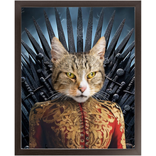 Load image into Gallery viewer, THE BONEROOM 6 - Game of Thrones &amp; House Of Dragons Inspired Custom Pet Portrait Framed Satin Paper Print