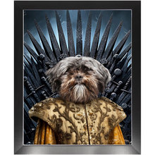 Load image into Gallery viewer, THE BONEROOM 2 - Game of Thrones &amp; House Of Dragons Inspired Custom Pet Portrait Framed Satin Paper Print