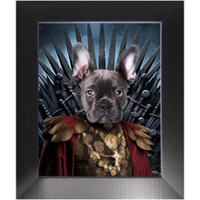 Load image into Gallery viewer, THE BONEROOM 3 - Game of Thrones &amp; House Of Dragons Inspired Custom Pet Portrait Framed Satin Paper Print