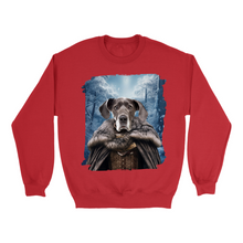 Load image into Gallery viewer, Apparel-DTG-Sweatshirt-Gildan-GI18000-M-Red-Mens-CF-20250207202912153