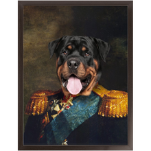 Load image into Gallery viewer, LORD E. LORDY - Renaissance Inspired Custom Pet Portrait Framed Satin Paper Print