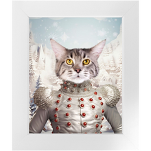 Load image into Gallery viewer, CHRISTMAS CRACKER 2 - Christmas Inspired Custom Pet Portrait Framed Satin Paper Print