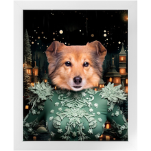 Load image into Gallery viewer, CHRISTMAS CRACKER 14 - Christmas Inspired Custom Pet Portrait Framed Satin Paper Print