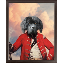 Load image into Gallery viewer, GENERAL D. ZASTER - Renaissance Inspired Custom Pet Portrait Framed Satin Paper Print