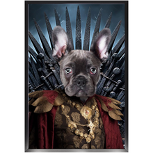 Load image into Gallery viewer, THE BONEROOM 3 - Game of Thrones &amp; House Of Dragons Inspired Custom Pet Portrait Framed Satin Paper Print