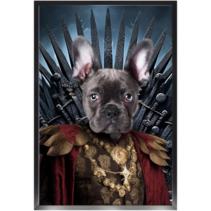 THE BONEROOM 3 - Game of Thrones & House Of Dragons Inspired Custom Pet Portrait Framed Satin Paper Print