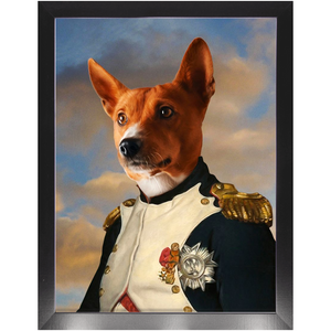 Napoleon Complex - Napoleon & Renaissance Inspired Custom Pet Portrait Framed Satin Paper Print