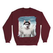 Load image into Gallery viewer, Apparel-DTG-Sweatshirt-Gildan-18000-2XL-Maroon-Mens-CF-20250126235054692