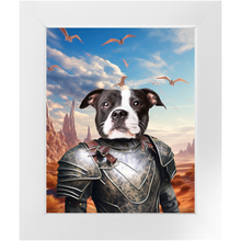 Load image into Gallery viewer, DESSERT CROSSING 3 - Game of Thrones &amp; House Of Dragons Inspired Custom Pet Portrait Framed Satin Paper Print