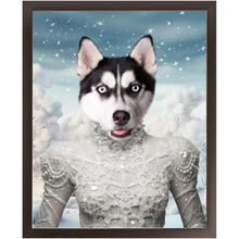 Load image into Gallery viewer, CHRISTMAS CRACKER 4 - Christmas Inspired Custom Pet Portrait Framed Satin Paper Print