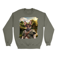 Load image into Gallery viewer, Apparel-DTG-Sweatshirt-Gildan-18000-XL-MilitaryGreen-Unisex-CF-20250208204806652