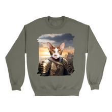 Load image into Gallery viewer, Apparel-DTG-Sweatshirt-Gildan-18000-M-MilitaryGreen-Unisex-CF-20250126170457655