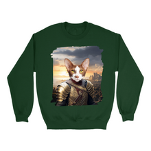 Load image into Gallery viewer, Apparel-DTG-Sweatshirt-Gildan-GI18000-M-ForestGreen-Mens-CF-20250126170457655