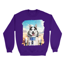 Load image into Gallery viewer, Apparel-DTG-Sweatshirt-Gildan-18000-M-Purple-Unisex-CF-20250208231657997