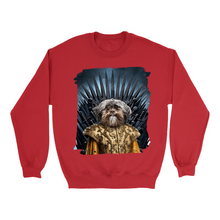 Load image into Gallery viewer, Apparel-DTG-Sweatshirt-Gildan-GI18000-M-Red-Mens-CF-20250209233846620