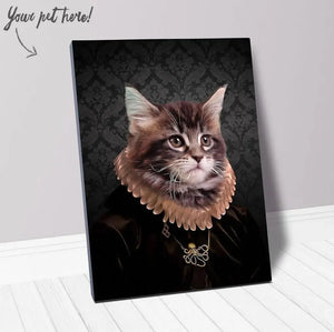 Black Radder - Renaissance Inspired Custom Pet Portrait Canvas