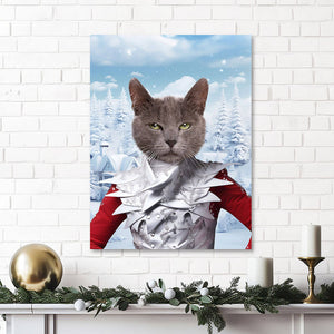 CHRISTMAS CRACKER 10 - Christmas Inspired Custom Pet Portrait Canvas