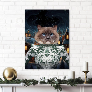 CHRISTMAS CRACKER 13 - Christmas Inspired Custom Pet Portrait Canvas