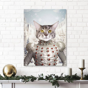 CHRISTMAS CRACKER 2 - Christmas Inspired Custom Pet Portrait Canvas