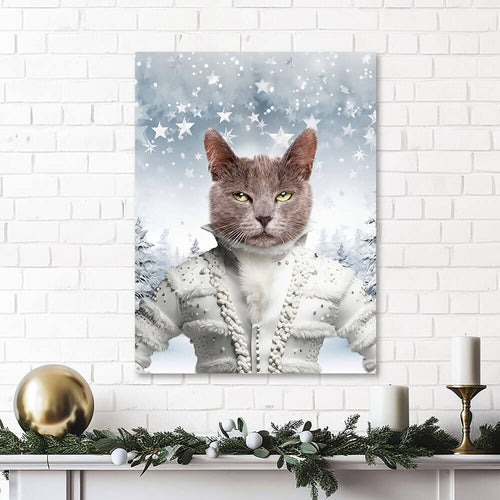 CHRISTMAS CRACKER 3 - Christmas Inspired Custom Pet Portrait Canvas