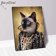 Load image into Gallery viewer, Countess Crows - Renaissance Inspired Custom Pet Portrait Canvas