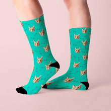 Load image into Gallery viewer, Custom Cat Socks With Your Kitty&#39;s Face