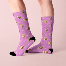 Load image into Gallery viewer, Custom Cat Socks With Your Kitty&#39;s Face