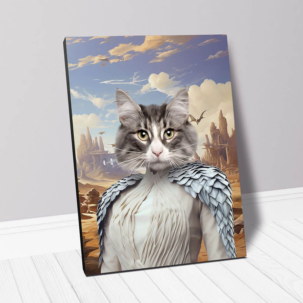 DESSERT CROSSING 2 - Game of Thrones & House Of Dragons Inspired Custom Pet Portrait Canvas