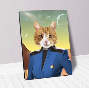 DOCTOR BONE CRUSHER - Star Trek Inspired Custom Pet Portrait Canvas