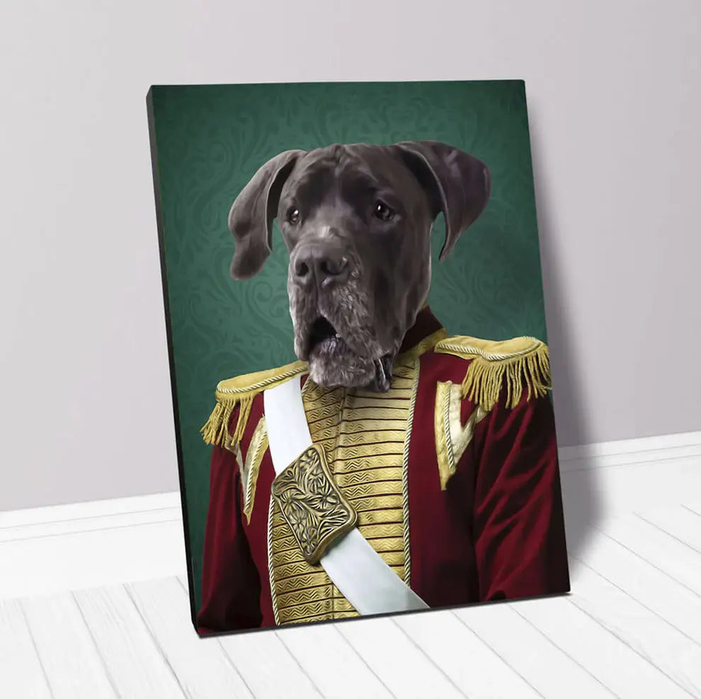 Duke of Pork - Royalty & Renaissance Inspired Custom Pet Portrait Canvas