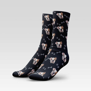 Custom Dog Socks Personalized With Your Pup's Face