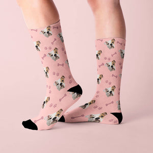 Custom Dog All-Over Print Socks