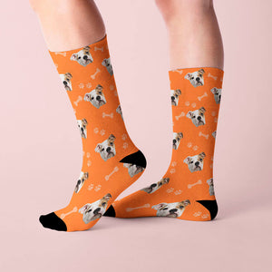 Custom Dog All-Over Print Socks